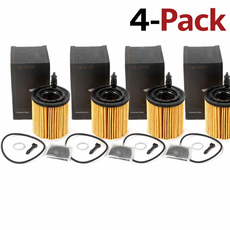 Oil Filter Kit For 2021-2024 G80 GV70 GV80 Stinger 2.5L 263502T000 [4-Pack]