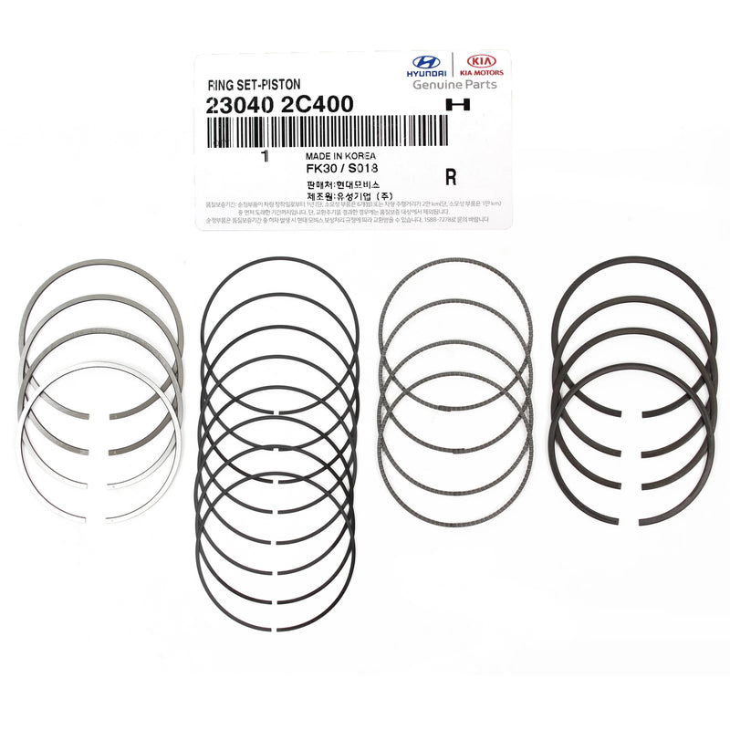 Engine Piston Rings for 2010-12 Hyundai Genesis Coupe 2.0L 230402C400 GENUINE