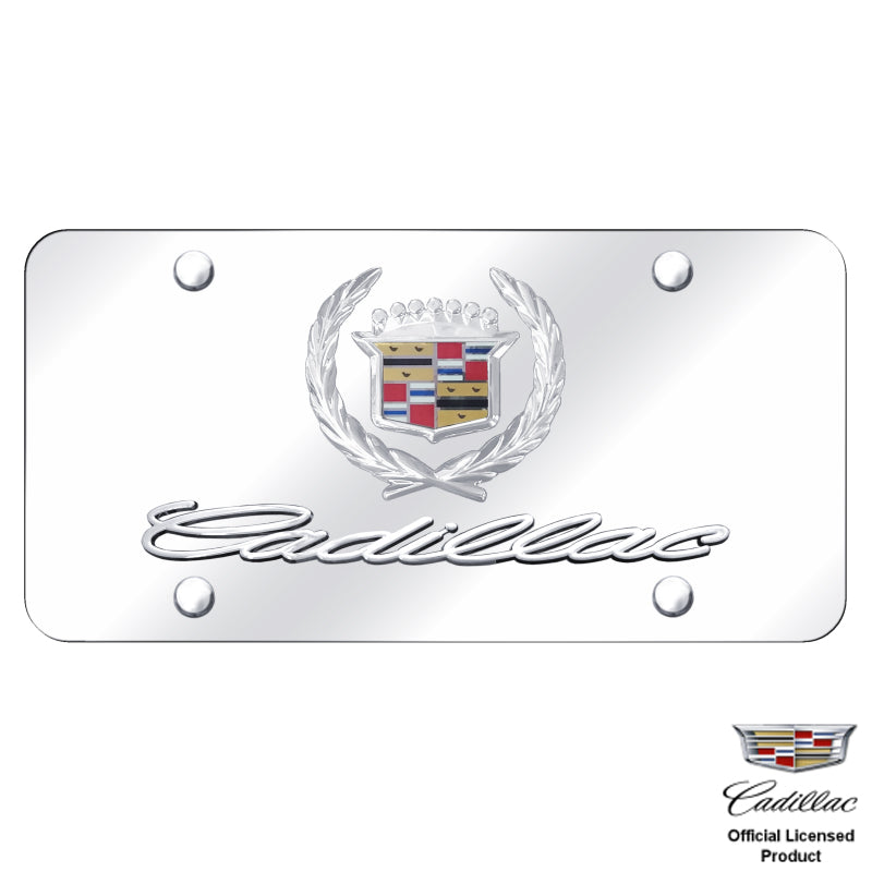 Au-Tomotive Gold Dual Cadillac Chrome on Chrome Plate