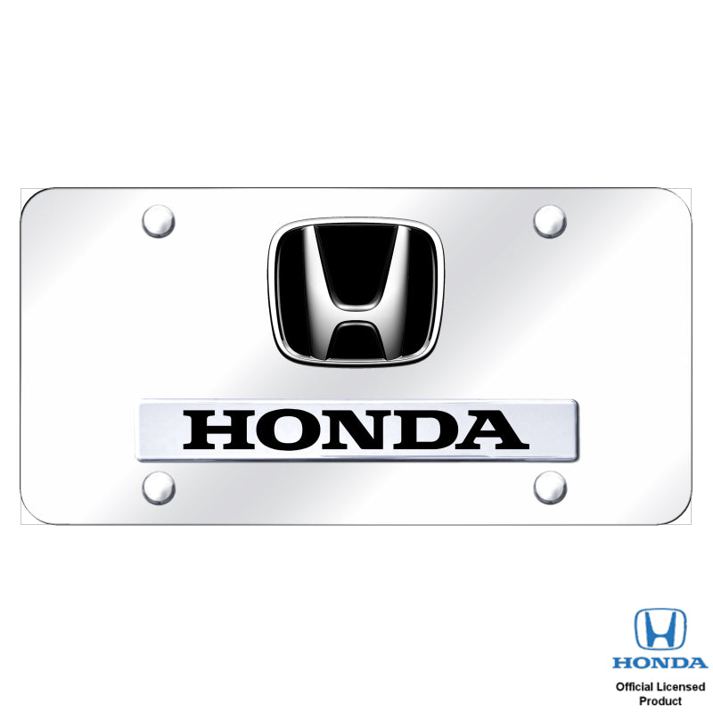 Au-Tomotive Gold Dual Honda Chrome on Chrome Plate