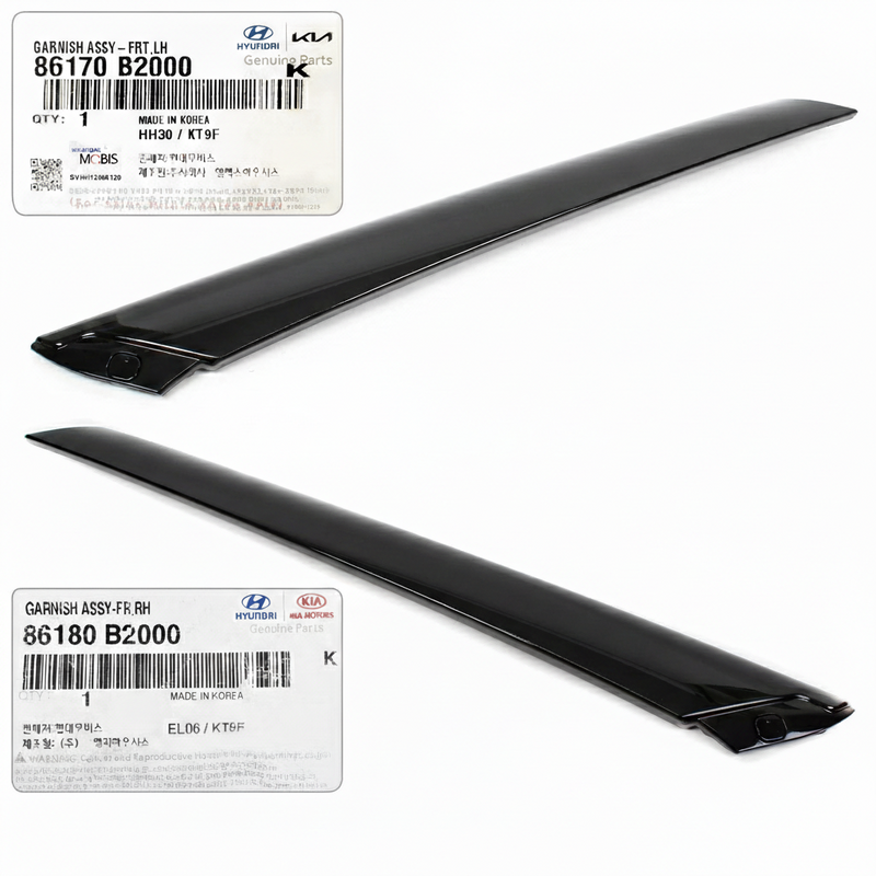 GENUINE Windshield Pillar Molding LH & RH for 2014-2019 Kia Soul 86180B2000