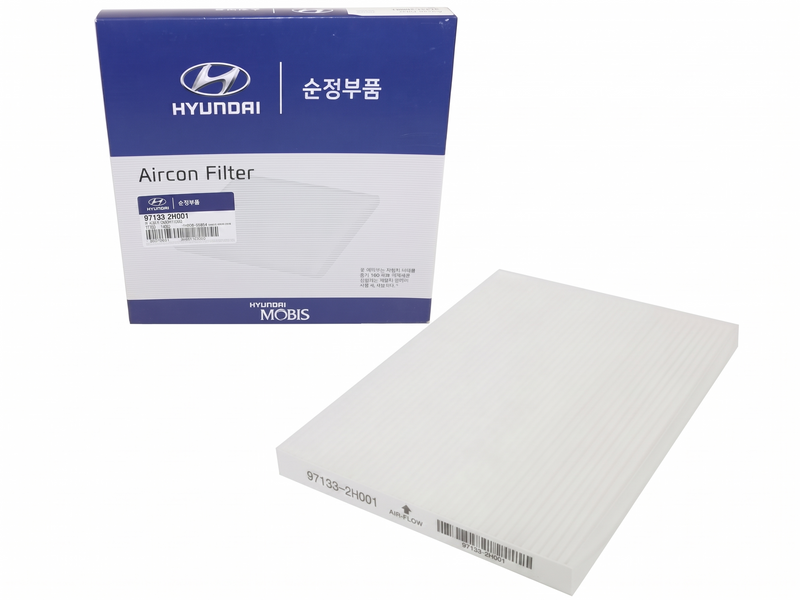 Genuine Cabin Air Filter for 2007-18 Hyundai Kia Models 97133-2H001 97133-2H000