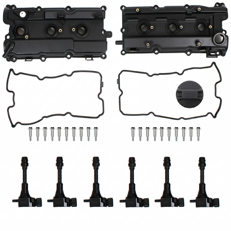 Valve Cover & Gasket & Cap Ignition Coil 2002-2009 I35 Altima Maxima Murano 3.5L