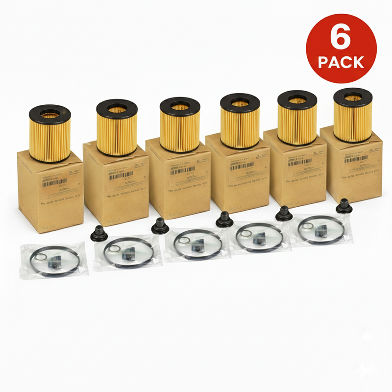 Oil Filter Kit for 2024 Hyundai Elantra Kona Sonata 2.0L 263502J001 (6-Pack)