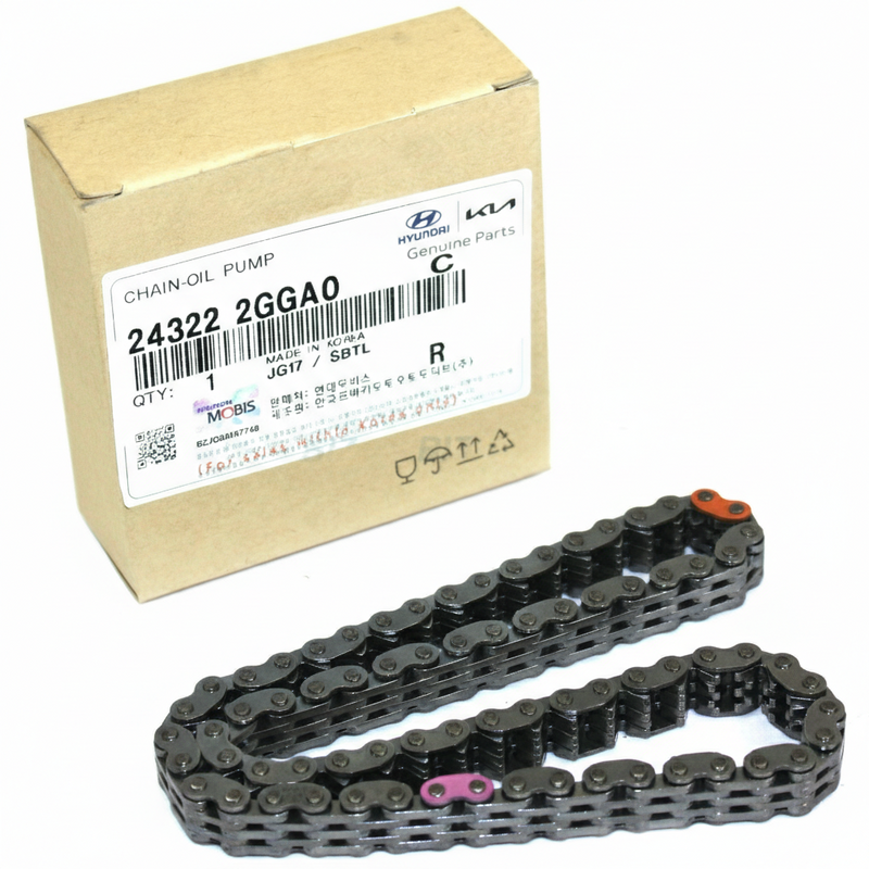 Oil Pump Chain for Kona N Santa Fe Sonata Tucson Veloster 243222GGA0 GENUINE
