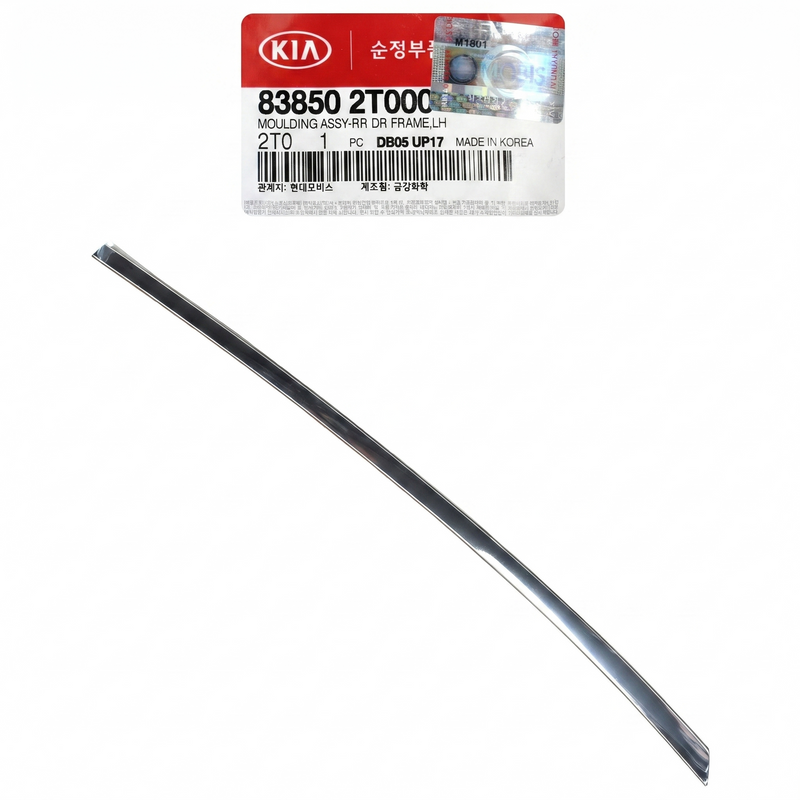 GENUINE REAR Door Molding Chrome LEFT Driver for 11-16 Kia Optima 838502T000