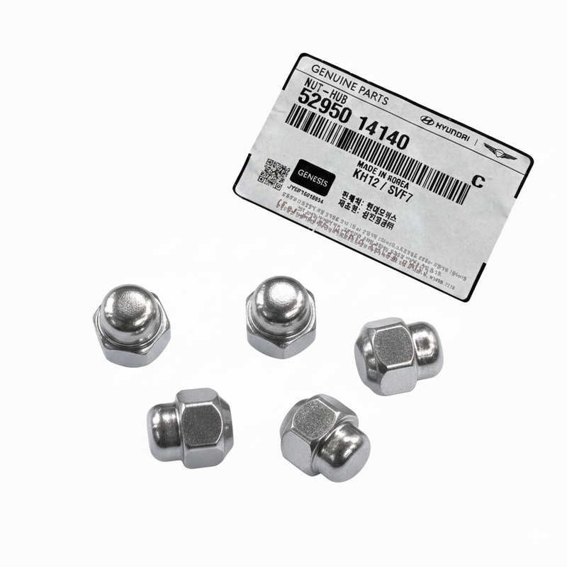 Genuine Wheel Nuts 5 Pack for 1990-2025 Genesis Hyundai 2004-2025 Kia 5295014140