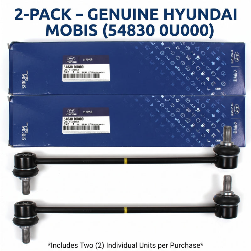 GENUINE 2011-2018 Hyundai Kia Stabilizer Sway Bar Link Front 548300U000 (2-Pack)