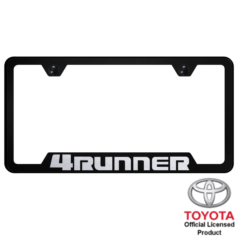 4Runner Laser Etched Cut-Out Frame – Black