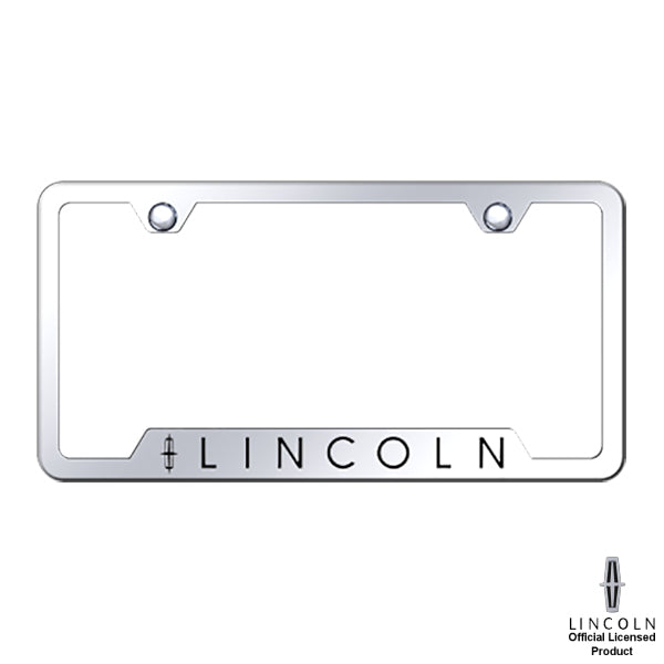 Au-Tomotive Gold Lincoln Laser Etched Cut-Out Frame – Mirrored