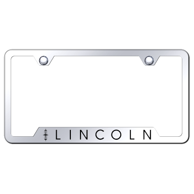 Au-Tomotive Gold Lincoln Laser Etched Cut-Out Frame – Mirrored