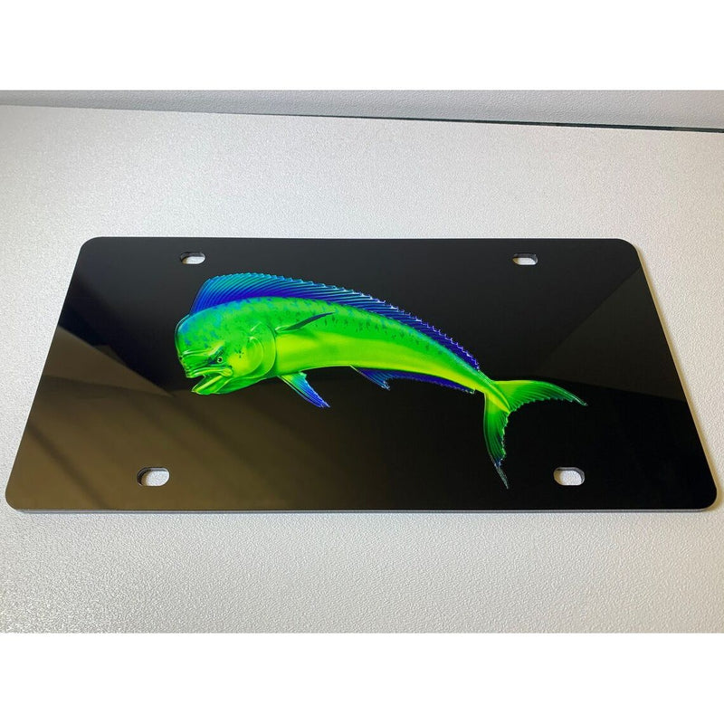 Mahi-Mahi License Plate Lazer-Tag made by Eurosport Daytona