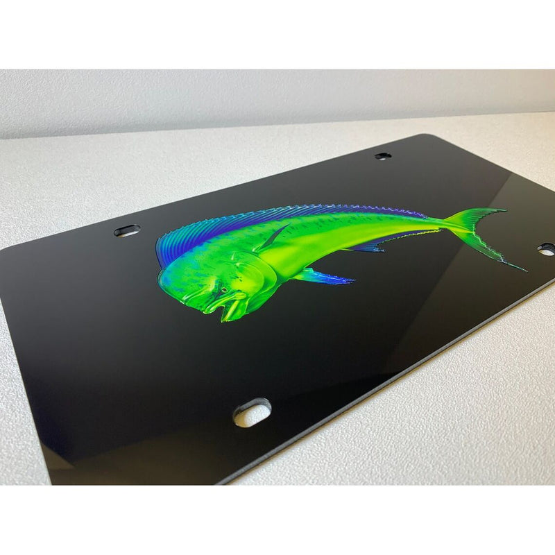 Mahi-Mahi License Plate Lazer-Tag made by Eurosport Daytona