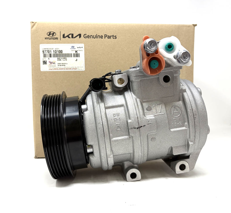GENUINE A/C COMPRESSOR w/ CLUTCH for 2009-10 KIA RONDO 2.4L 97701-1D100