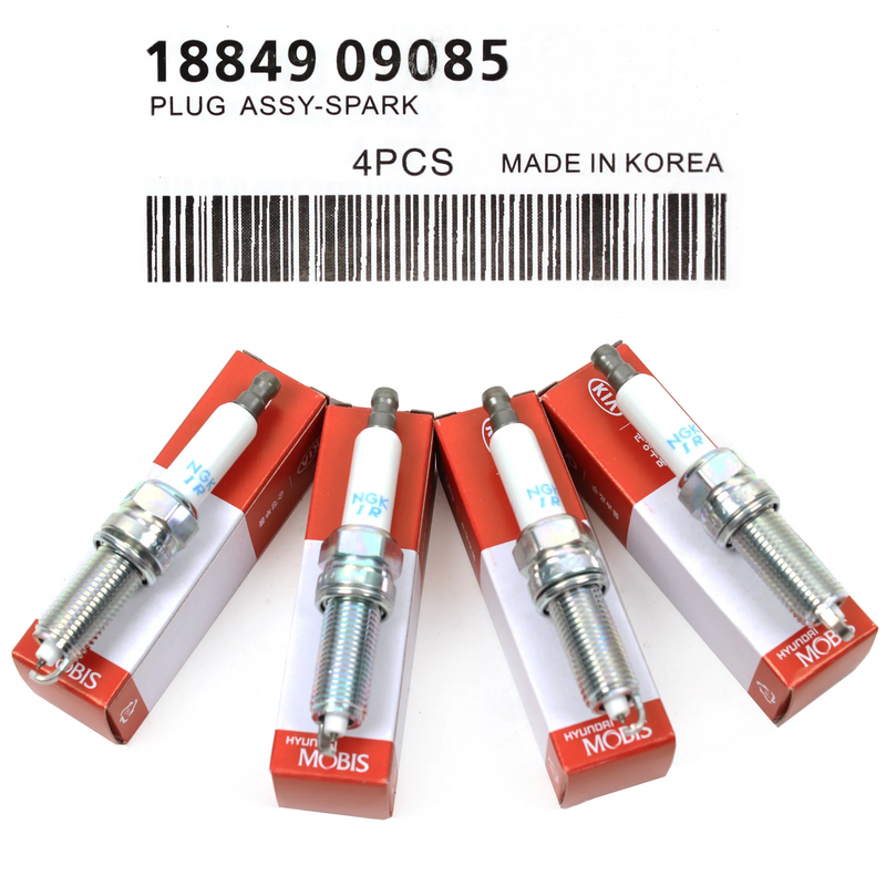 Spark Plugs 4PCS for 11-19 Santa Fe Sport Sonata 2.0L Turbo / 2.4L Hybrid OEM