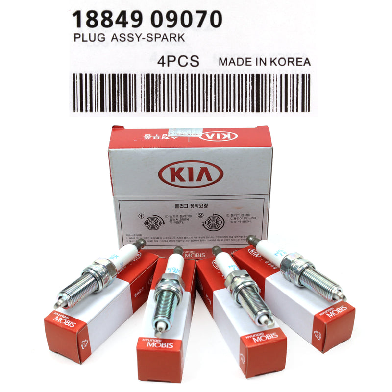 Spark Plugs 4PCS for 16-20 Hyundai Sonata Kia Optima HYBRID 1884909070 GENUINE