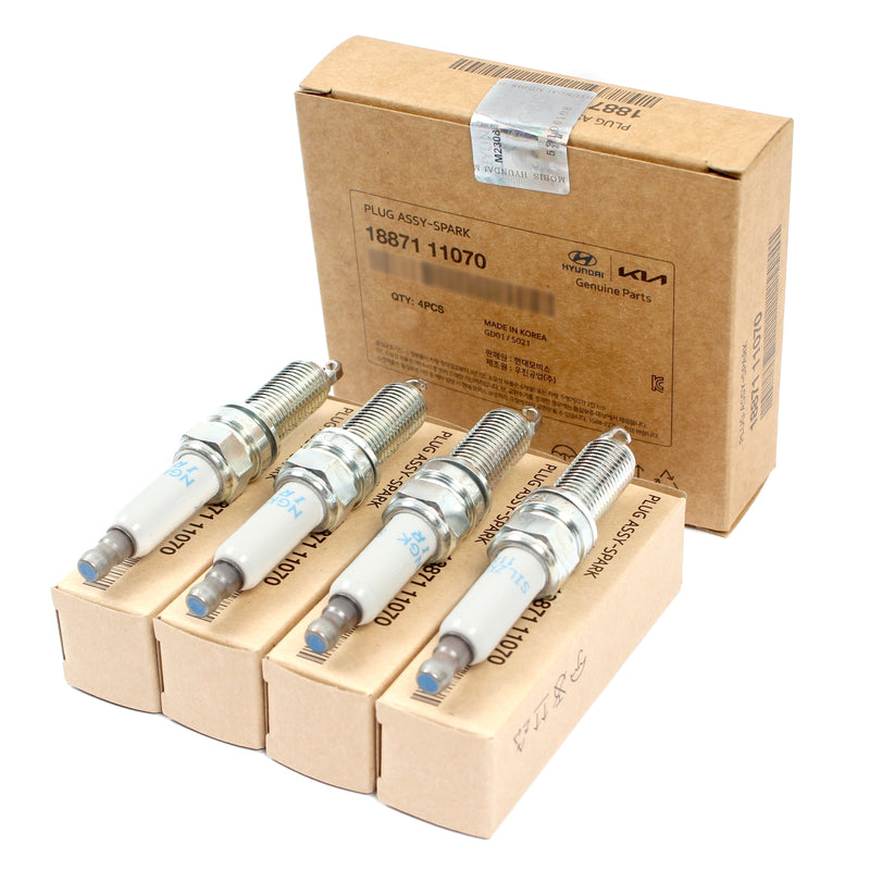 4X Spark Plugs for 2020-2023 Hyundai Kia 1.6L 2.0L 2.5L 1887111070