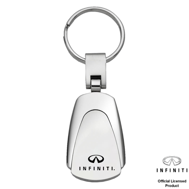Au-Tomotive Gold Infiniti Teardrop Key Chain – Silver