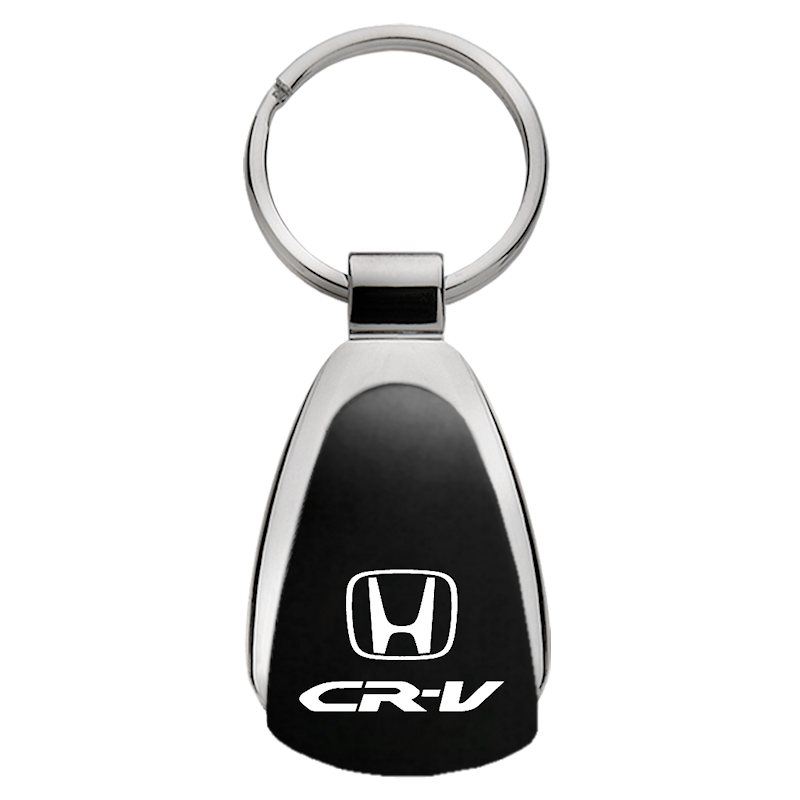 Au-Tomotive Gold Inc, CR-V Black Teardrop Key Chain [Authorized Seller]