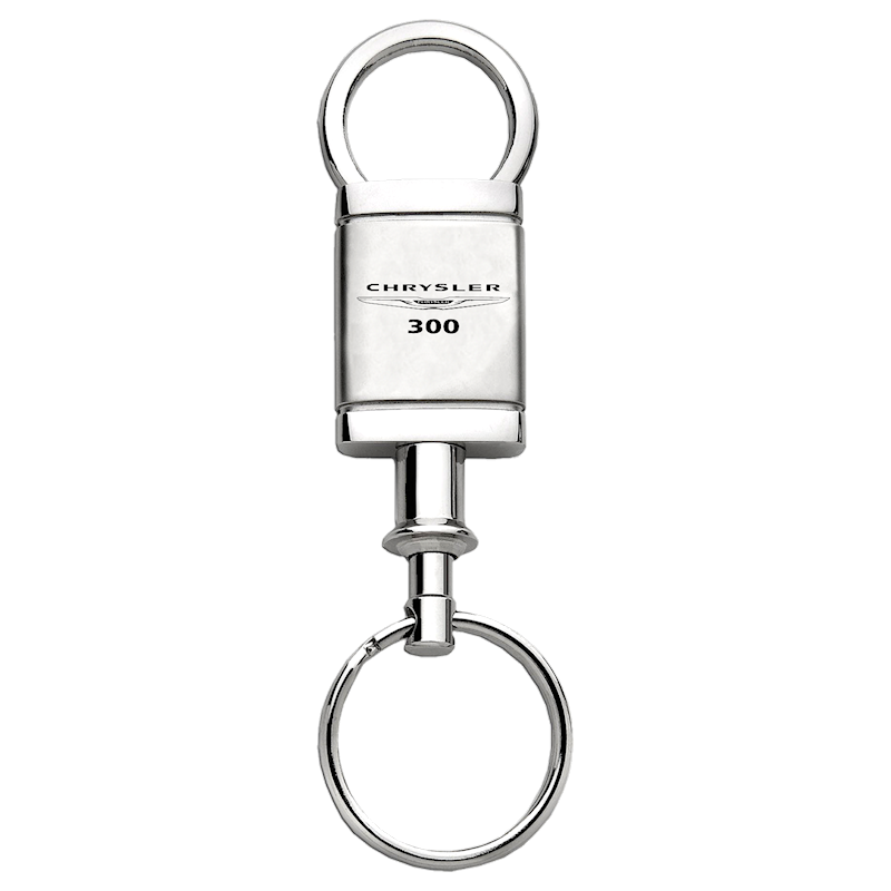 Au-TOMOTIVE GOLD Satin Valet Keychain for Chrysler 300 (Chrome)