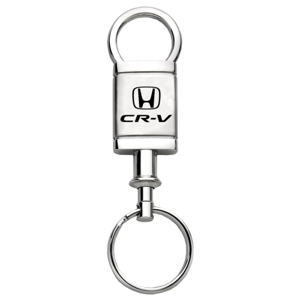 Au-TOMOTIVE GOLD Satin Valet Keychain for Honda CR-V (Chrome)
