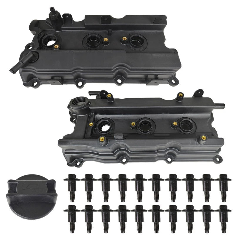 For 02-09 I35 Altima Maxima Murano Quest 3.5L Valve Cover & Gaskets Cap LH & RH