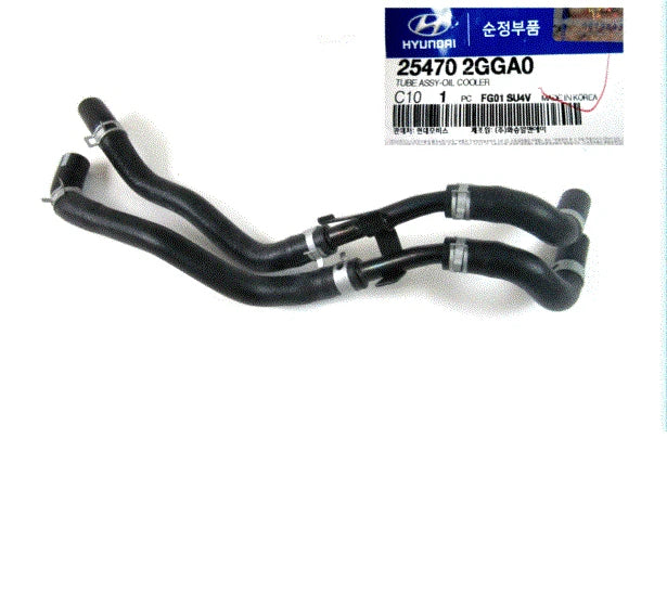 GENUINE 254702GGA0 Oil Cooler Tube Assembly for Hyundai Santa Fe & Sonata 15-18