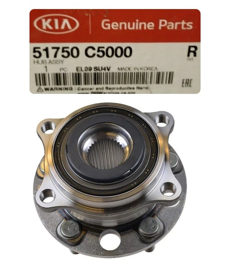 GENUINE 51750C5000 FRONT Wheel Hub Bearing Hyundai Santa Fe 13-18 Sorento 16-20