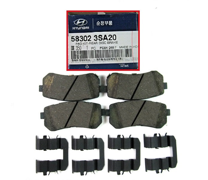 Genuine REAR Disc Brake Pad Kit for 08-15 HYUNDAI YF SONATA 583023SA20