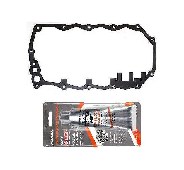 Oil Pan Gasket & Silicone 2003-2010 Chrysler PT Cruiser 03-05 Dodge Neon 2.4L