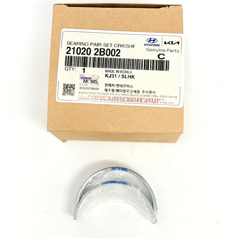 GENUINE Crankshaft Main Bearing STD A Size For 10-22 Hyundai Kia 1.6L 210202B002