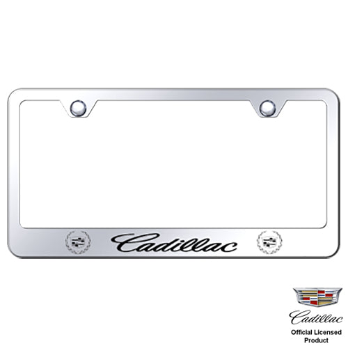 Au-Tomotive Gold Cadillac Laser Etched Frame-Mirrored