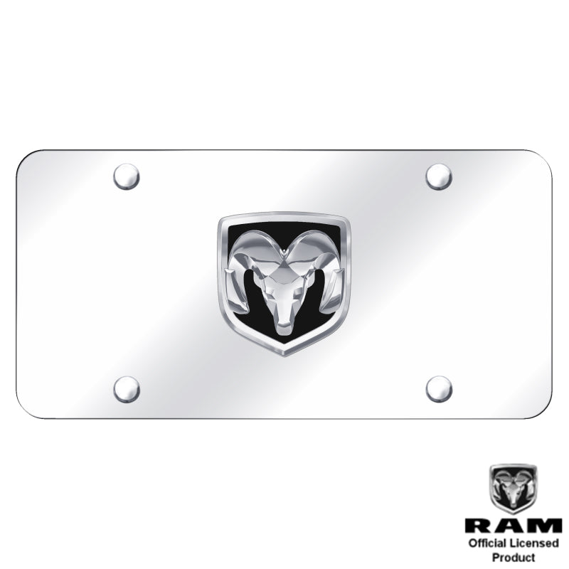 Au-Tomotive Gold Ram OEM Logo Chrome on Chrome Plate