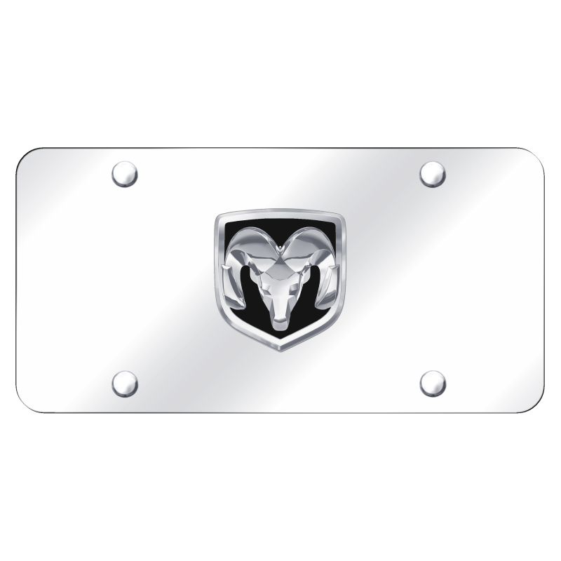 Au-Tomotive Gold Ram OEM Logo Chrome on Chrome Plate