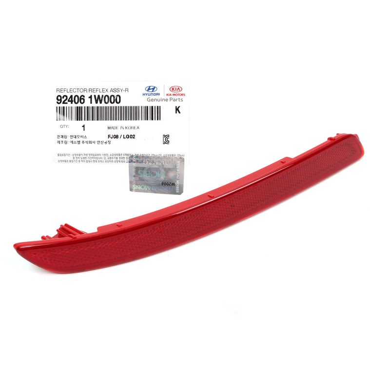 Kia Rio Sedan 2012-2015 for Rear Bumper Reflector PASSENGER 924061W000 GENUINE