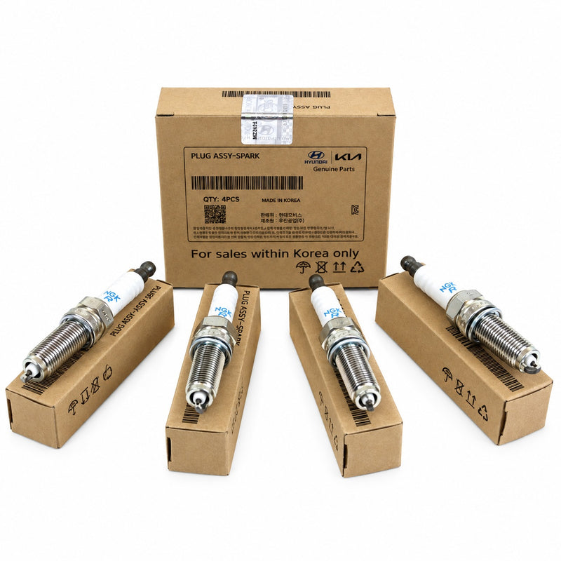 GENUINE 4 PCS SPARK PLUG 1887509085 Sonata,Genesis G80 21-22 GV70 22, K5 SORENTO