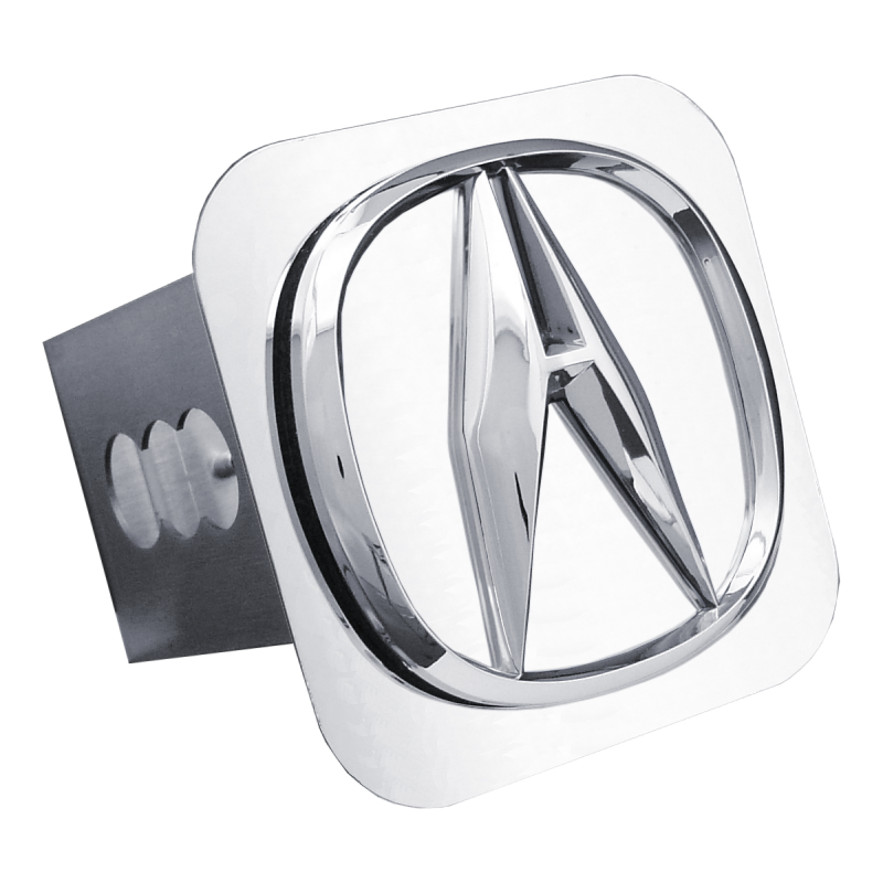 Au-Tomotive Gold Acura 'Plain No Fill' Chrome Trailer Hitch Plug