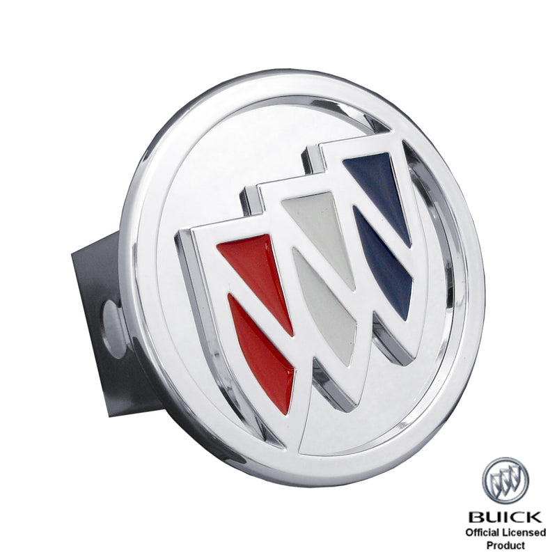 Au-Tomotive Gold Buick Tri-Color Fill Chr/Chr Class III Trailer Hitch Plug