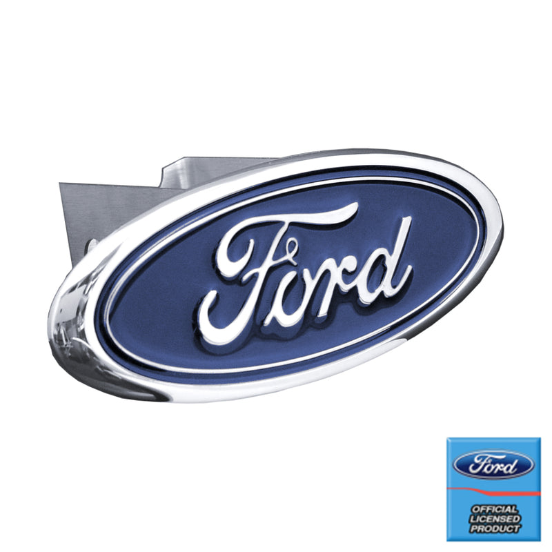 Au-Tomotive Gold Ford Chrome Trailer Hitch Plug