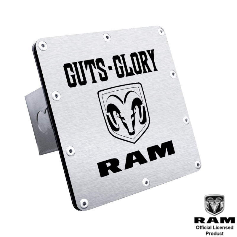 Au-Tomotive Gold Guts-Glory-Ram Class III Trailer Hitch Plug – Brushed for Dodge RAM