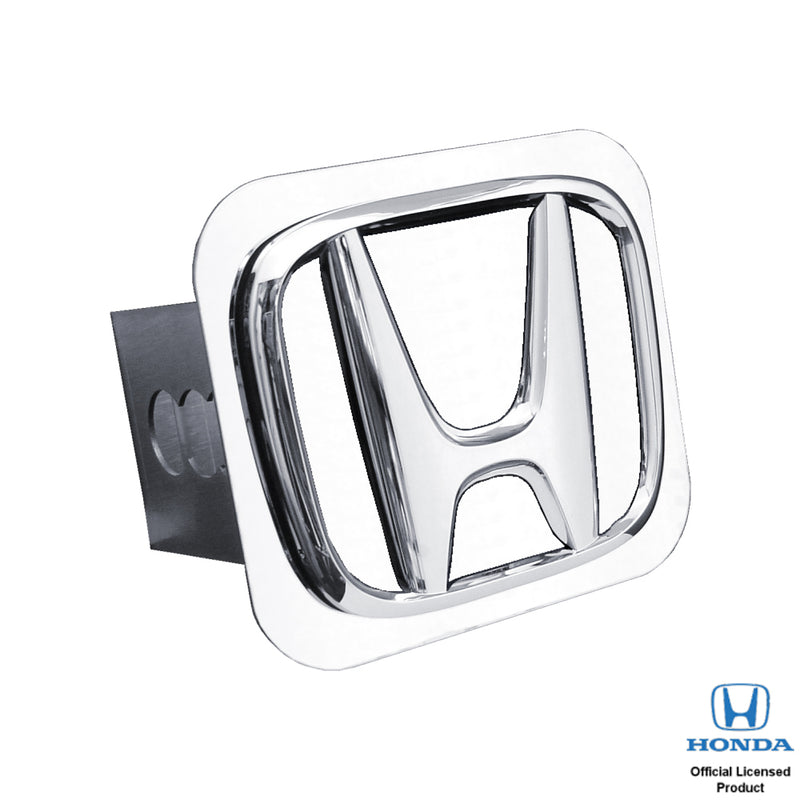 Au-Tomotive Gold Honda ‘Plain No Fill’ Chrome Trailer Hitch Plug