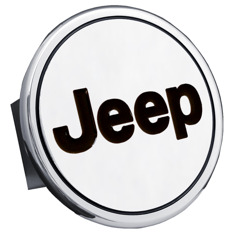 Au-Tomotive Gold for Jeep Word Class III Trailer Hitch Plug-Mirrored