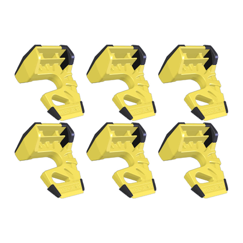 Wedge-It - The Ultimate Door Stop - Bright Yellow (6 Pack)