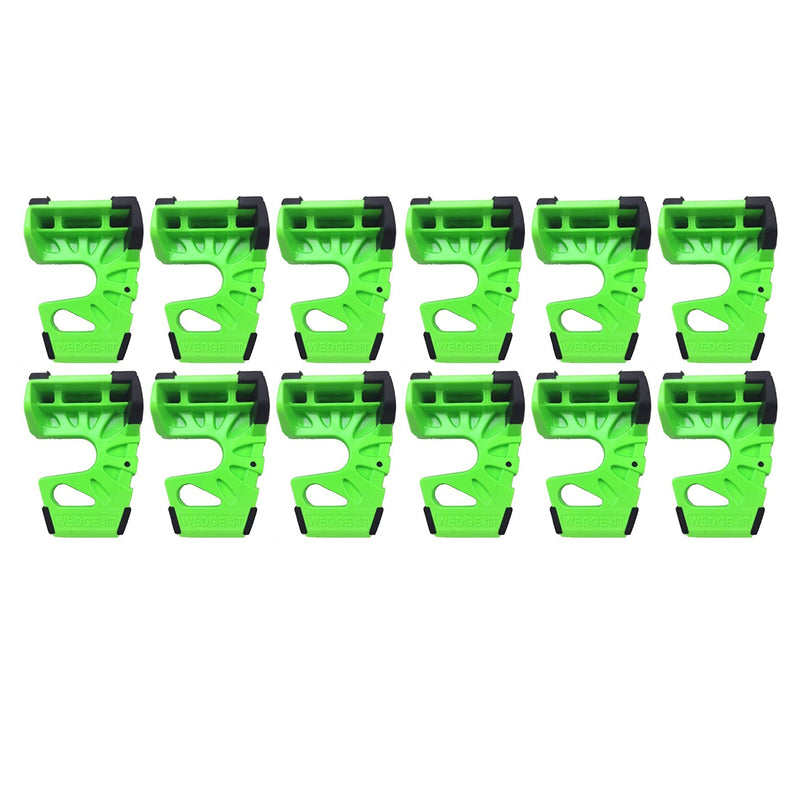 Wedge-It - The Ultimate Door Stop - Lime Green - Pack of 12