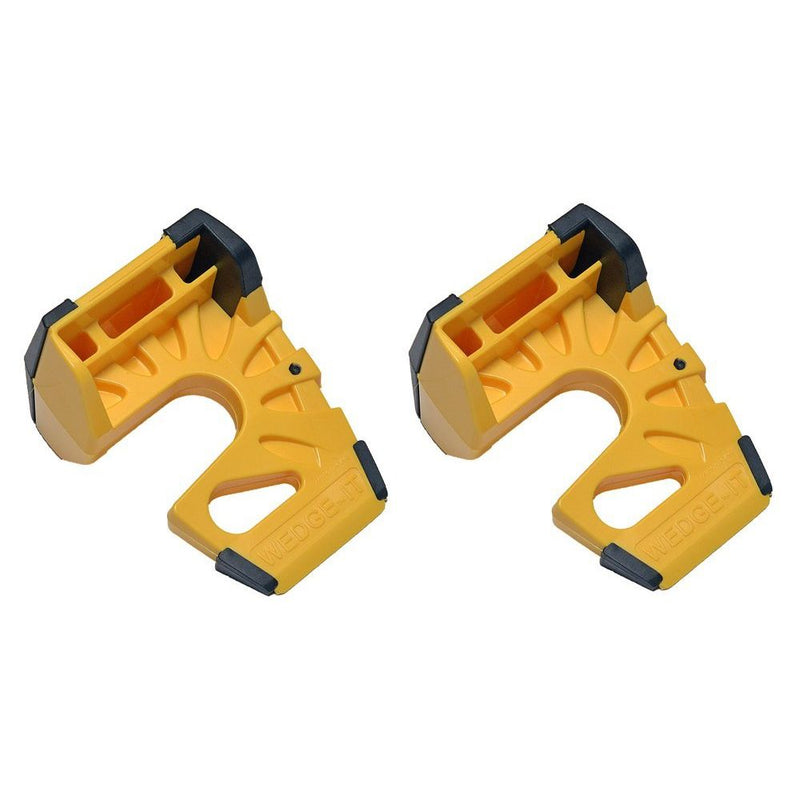 Wedge-It - The Ultimate Door Stop - Yellow (2 PACK)