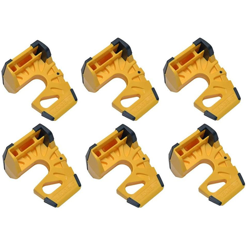 Wedge-It - The Ultimate Door Stop - Yellow (6 Pack)