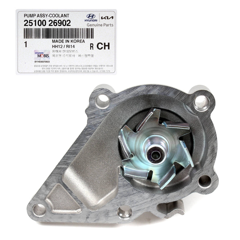 GENUINE WATER PUMP ASSEMBLY FOR 2001-2011 ACCENT 2006-2011 RIO 2510026902