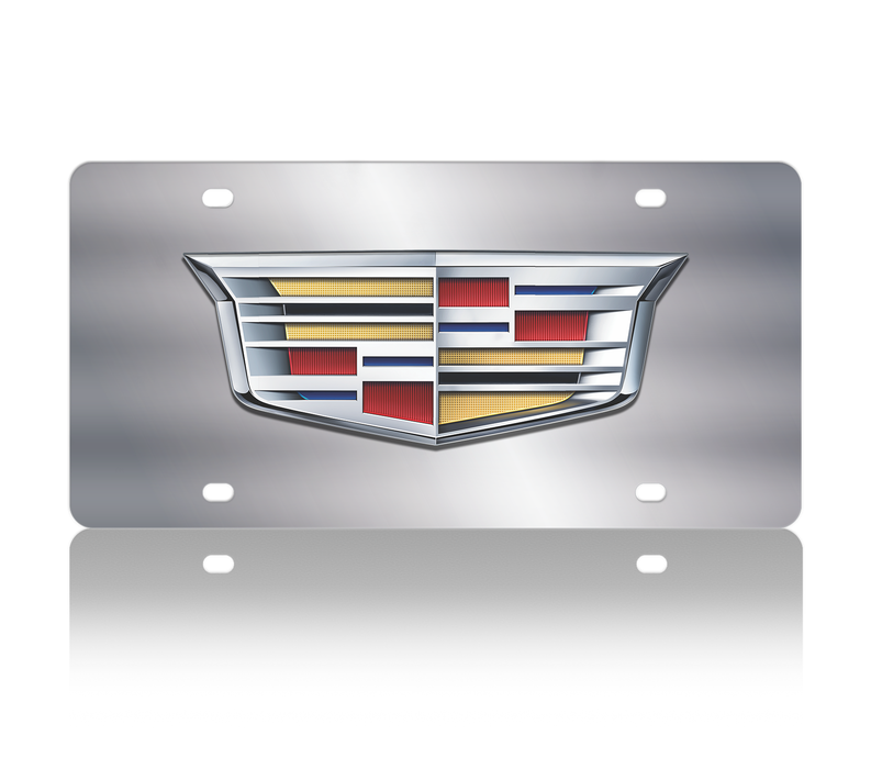 Cadillac Stainless Steel License Auto Plate