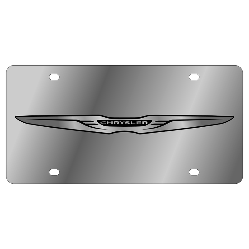 Chrysler Chrome Stainless Steel License Plate
