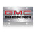 GMC Sierra Badge -Stainless Steel License Plate